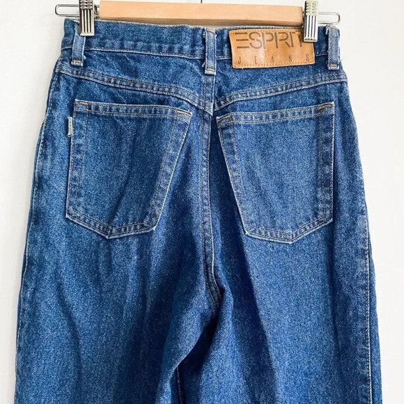 Vintage Esprit Medium Wash High Rise Relaxed Fit Jeans 5/S - Picture 4 of 5